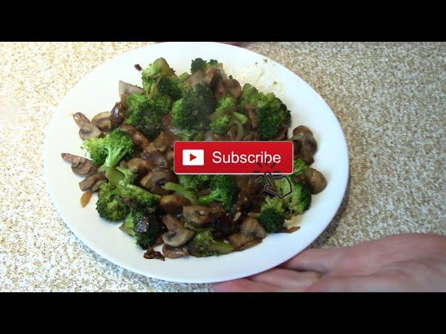 Very Easy Recipe for Mushrooms with Broccoli . Keto Friendly.