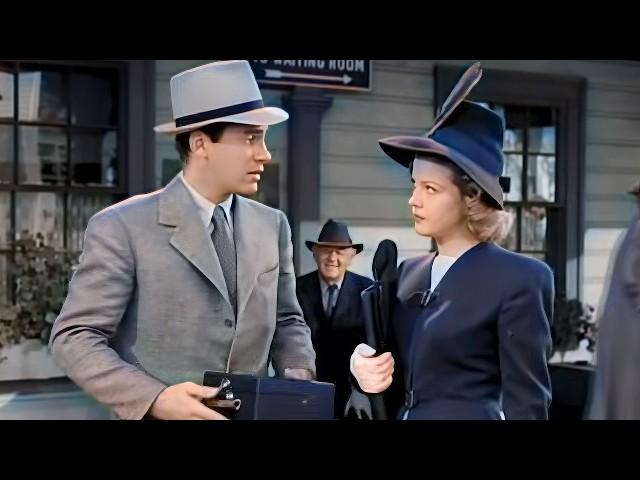 A Stranger in Town (1943, Romance) He's on the Side of Law, Order... AND Love!