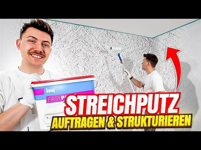 Streichputz richtig auftragen & strukturieren (Knauf EASY PUTZ)