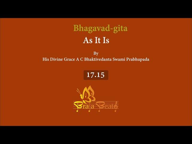 Bhagavad-gita 17.15