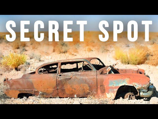 A Cache of Classic Cars Hidden in The Desert