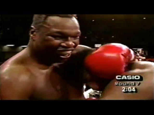 Ray Mercer vs. Larry Holmes - 1992 (highlights)