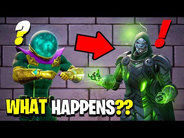 What Happens if Boss Dr Doom Meets Boss Mysterio in Fortnite Season 4!