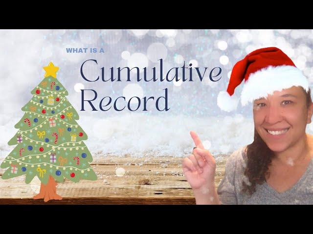 What is a Cumulative Record? (BCBA Exam Prep)