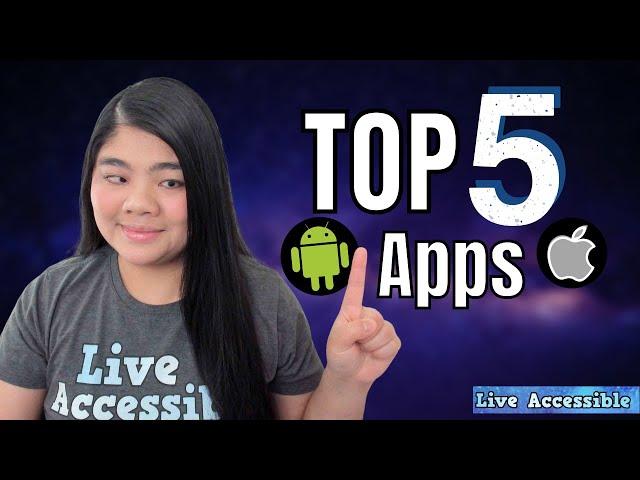 My Top 5 Accessibility Apps for the Blind, Low Vision, and Visually Impaired! #Accessibility