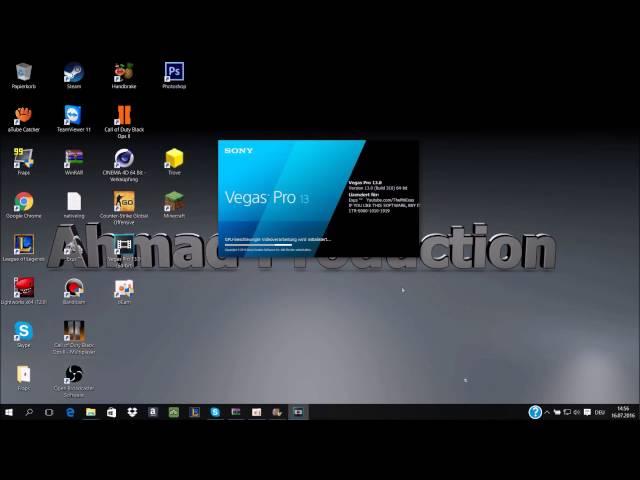 Sony Vegas pro 13.0 Crack-Vollversion 2016 (Deutsch/German) by Damhaking