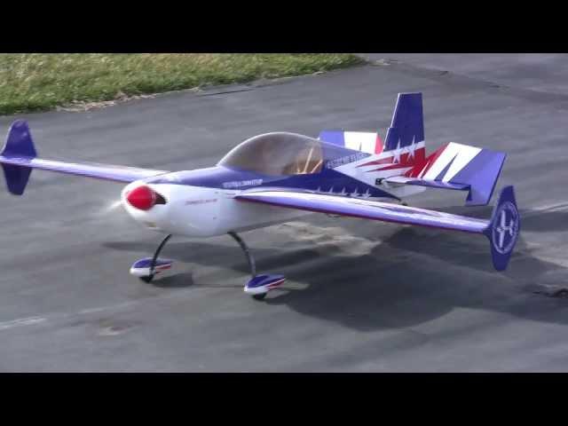 Extreme Flight R/C 60" Extra 300 EXP.  By Jase Dussia (a windy Spring day!)