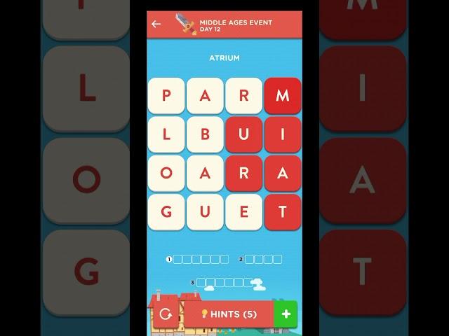 Wordbrain 2 Middle Ages Event May 3 2021 | Wordbrain 2 Middle Ages Event Day 12 Answers