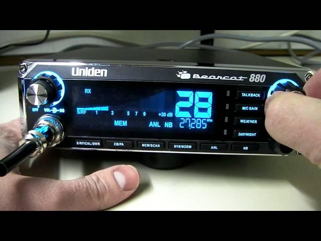 Uniden Bearcat 880 CB Radio Part 1