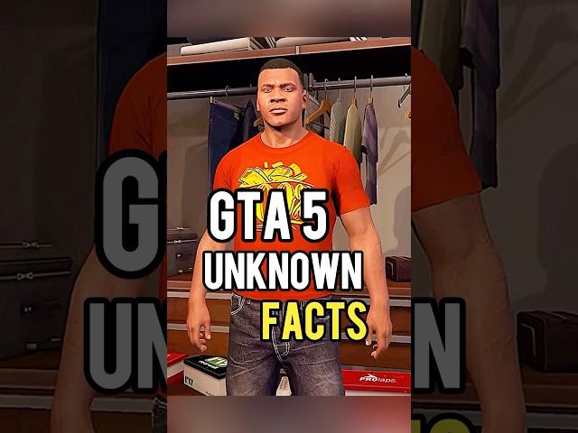 TOP 3 Unknown Facts Of GTA 5 #shorts