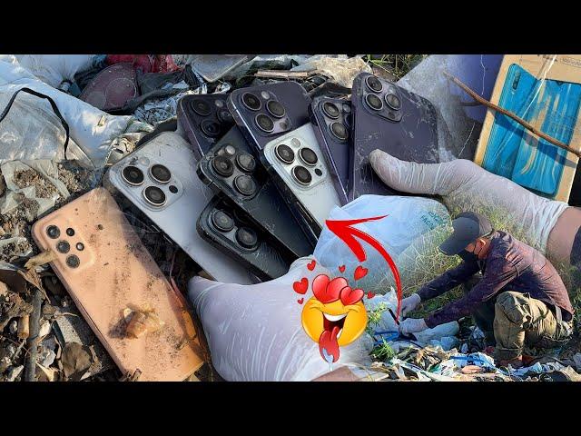 Crazy Day: I Found Many iPhone 14 Pro Max Clone & Samsung Galaxy A23 || Restoration Broken Phone