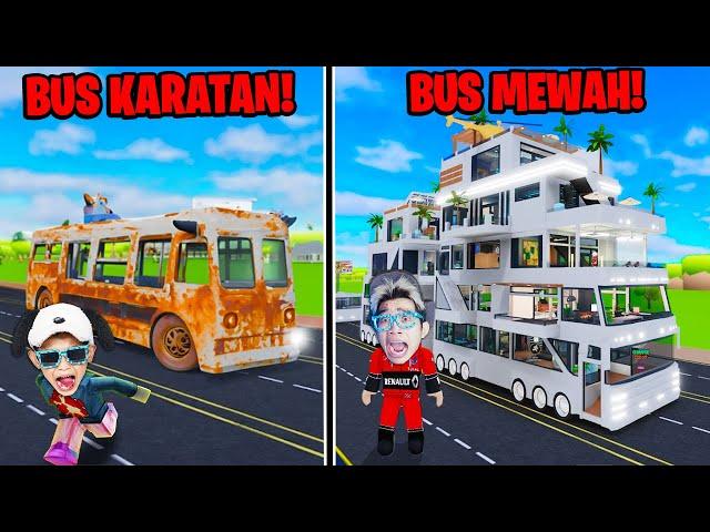 Bus KARATAN VS Bus SULTAN VIP Super Mewah Terbesar di dunia ROBLOX!!!