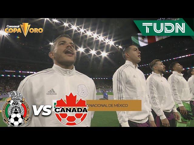 ¡PIEL CHINITA! ¡Se entonan los himnos! | México 0-0 Canadá | Copa Oro 2021 - Semifinal | TUDN