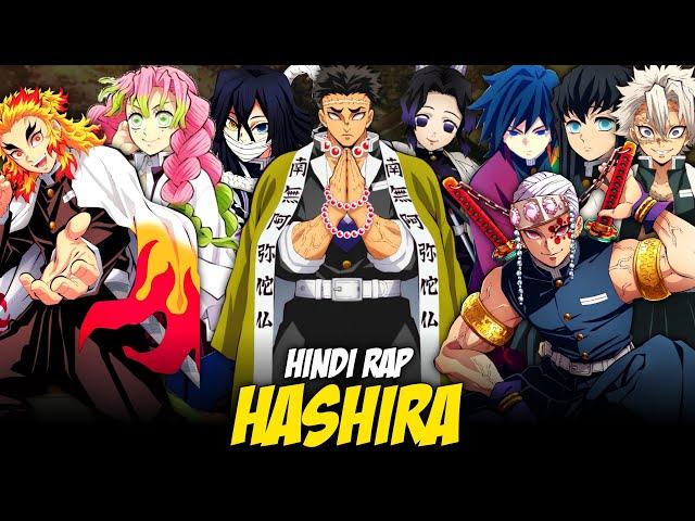 Hashira Hindi Rap By Dikz I Hindi Anime Rap | Demon Slayer AMV | Prod. By RickyRage