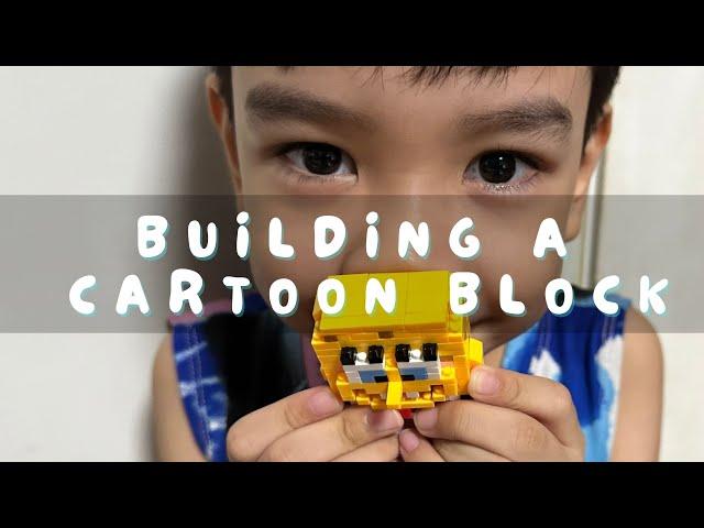 Building A Cartoon Character Block Toy