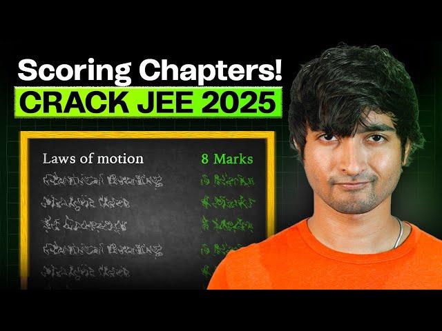 12 MOST Important Chapters for JEE 2025!