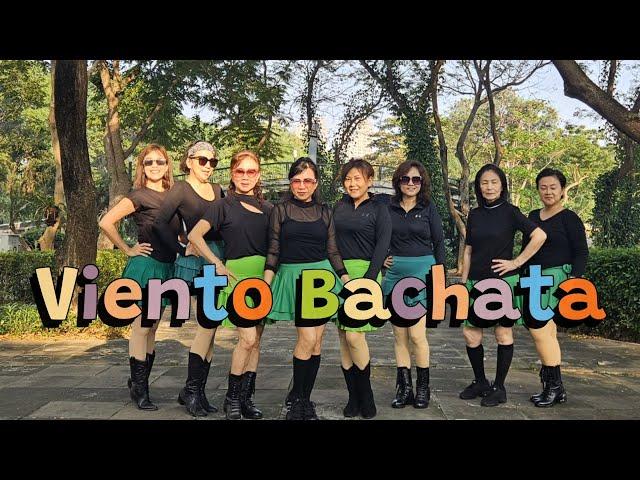 Viento Bachata Line Dance | Beginner | Choreo:Maryse Gagnon (CAN) & Stéphane Beauchamp (CAN) -June24