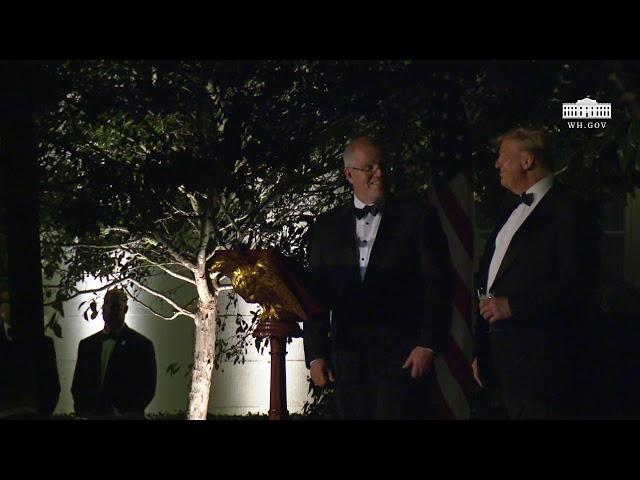 President Trump and The First Lady Host a State Dinner with the Prime Minister of Australia