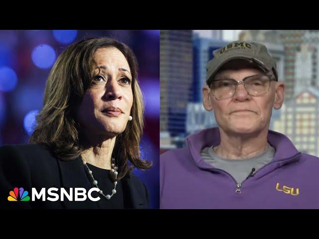 James Carville: Harris will win because she has more money, more energy, more united party