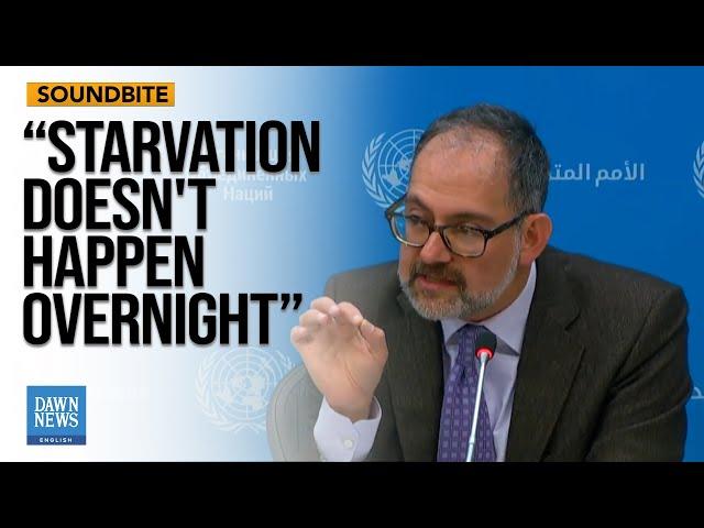 UN Expert Highlights 'Systemic Starvation,' Destruction In Gaza | Dawn News English