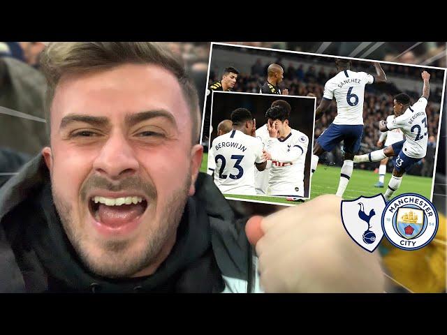 TOTTENHAM vs MANCHESTER CITY 2-0 | BERGWIJN STUNNING VOLLEY & SON (손흥민) SCORES!