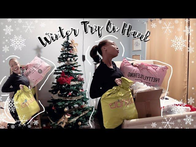 Winter 2023 Try On Haul (Boohoo, Fashion Nova, Shein, PLT) | VLOGMAS WEEK 3
