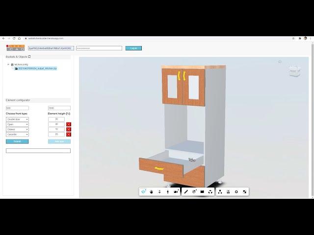 TeamCAD - Web kitchen configurator (English version)