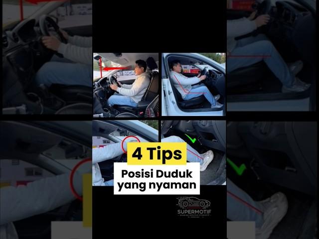 4 Tips Pengaturan Posisi Duduk yang nyaman saat mengemudi #tipsotomotif #tipsmengemudi #otomotif