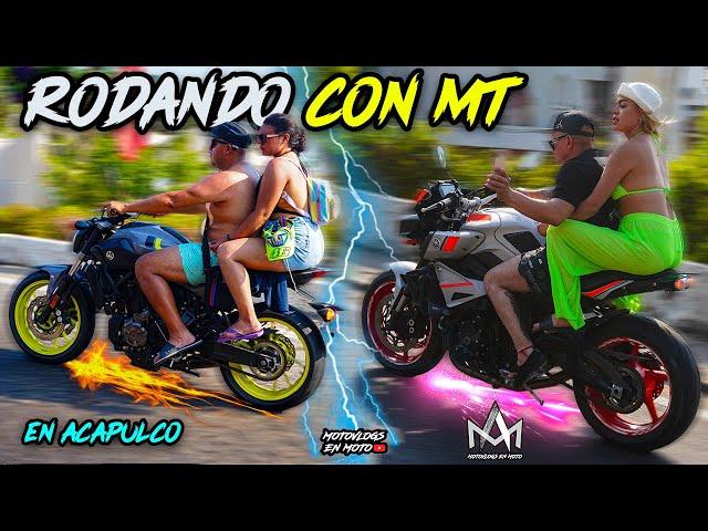 Rodando en ACAPULCO con puras MT rumbo a la PLAYA PRINCESS || ACAMOTO 2024 | Parte1