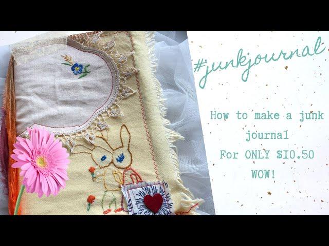 How to make a cheap Junk Journal for Just $10.50 AUD