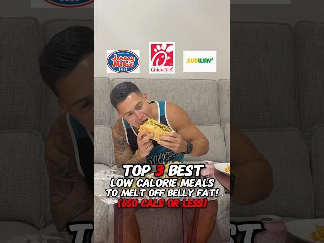 Comment “ME” for Free Fast Food Guide. Top 3 Best Low Calorie Meals To Melt Off Belly Fat.