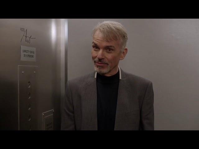 Lorne Malvo and Lester Nygaard Elevator Scene - Fargo - S01E09 - Season 1