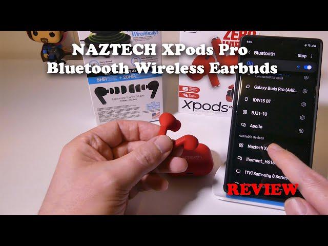 Naztech XPods Pro Bluetooth Wireless Earbuds REVIEW