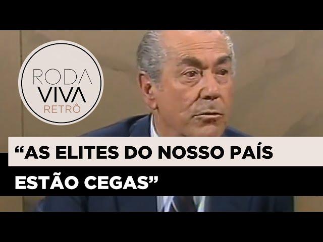 Leonel Brizola sobre criminalidade e violência contra população periférica | 1989