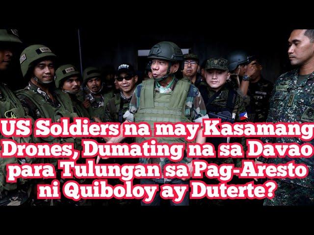 DDS, Panic Mode sa Paglusob daw ng US Soldiers/Drones sa Davao! Palapit na daw ICC Arrest ni Duterte