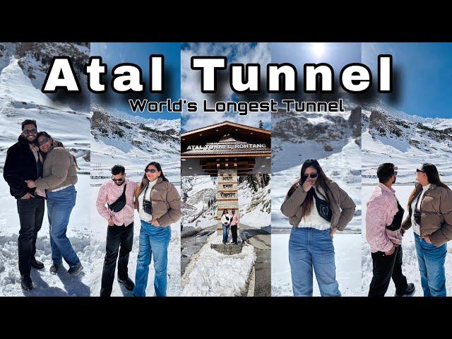 Atal Tunnel - World’s Longest Highway Tunnel | Snowstorm in Atal tunnel | Manali Tourist places