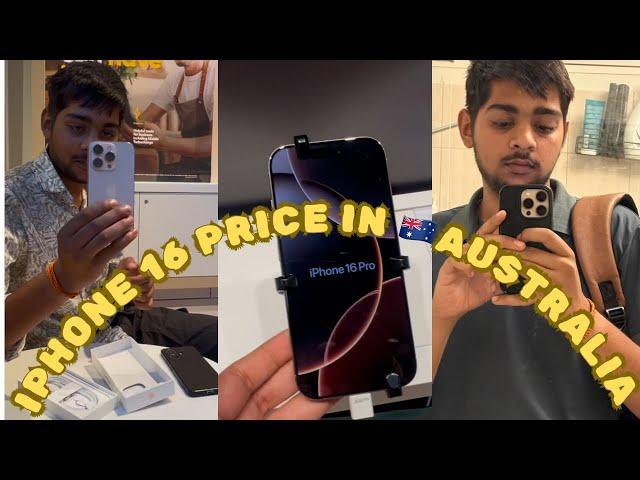“My new iphone 16 pro vlog”  | Australia