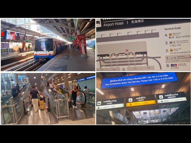 Bangkok Airport To City Travel Guide / By Train Red line And BTS/ Local Texi/ Cheapest One / HINDI