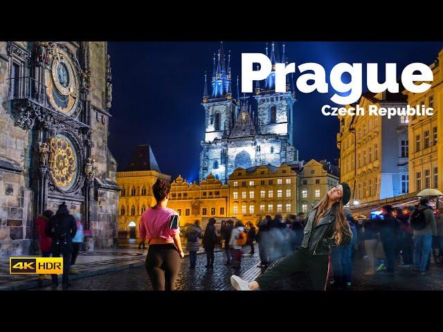 Prague, Czech Republic  Concentrated Beauty | 4Κ HDR Walking Tour