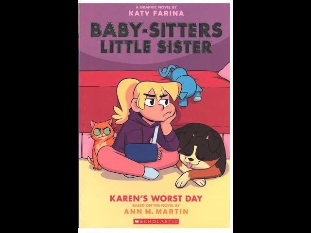 Baby-Sitters Little Sister 3 "Karen`s Worst Day" by Katy Farina