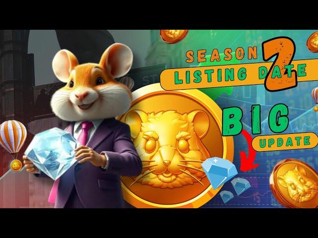 Hamster Kombat Season 2 Listing Date and Price | BIG UPDATE  