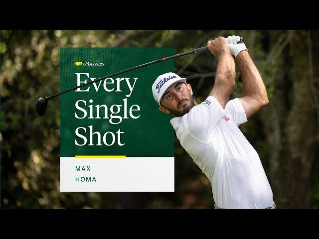 Max Homa Second Round | Every Single Shot | The Masters