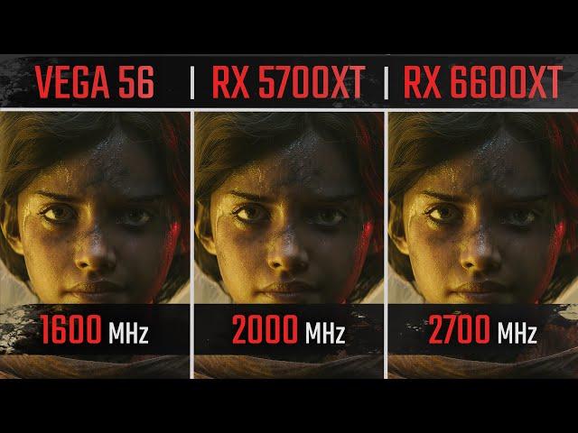 VEGA 56 vs RX 5700XT vs RX 6600XT | 1080P, 1440P and 4K Benchmarks