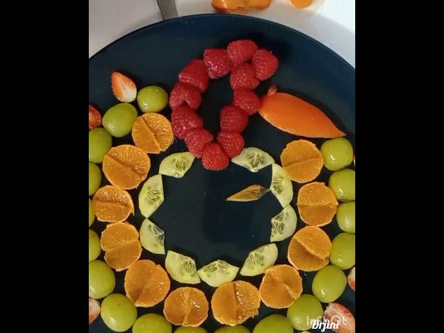 Easy Diwali special fruit platter demo