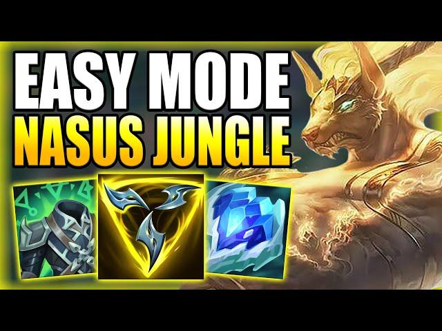 NASUS JUNGLE MAKES WINNING SOLO Q GAMES SO INCREDIBLY EASY! - Gameplay Guide League of Legends