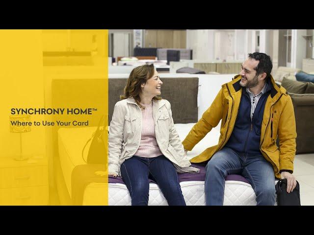 Synchrony HOME™ | Where To Use Your Card