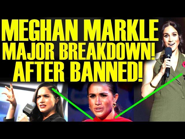 It's Official! Meghan Markle JUST GOT BANNED & Has Major FREAKOUT With Studio After Drama EXPLODES!