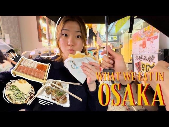 JAPAN VLOG: WHAT I EAT IN OSAKA dotonbori & shinsekai