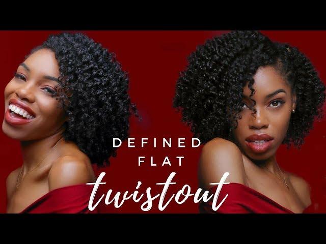 BEST Flat Twistout Routine | Definition, Shine, Softness!