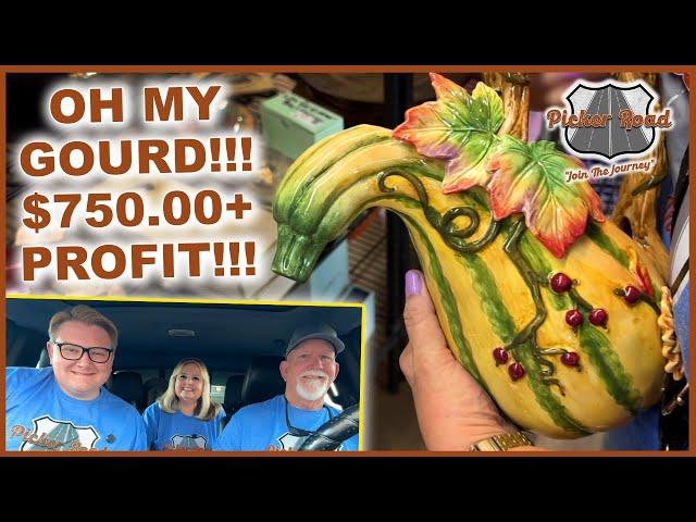 OH MY GOURD!!! $750.00 PROFIT!!! Join the Journey on Picker Road!